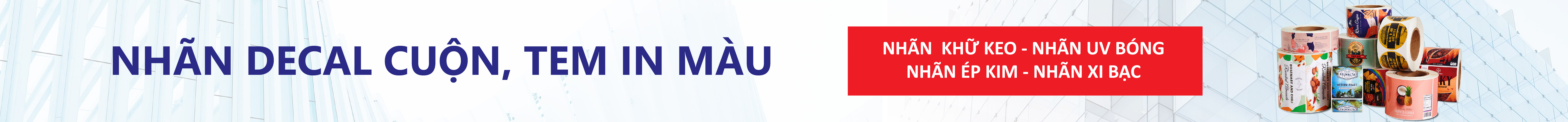 NHÃN DECAL CUỘN